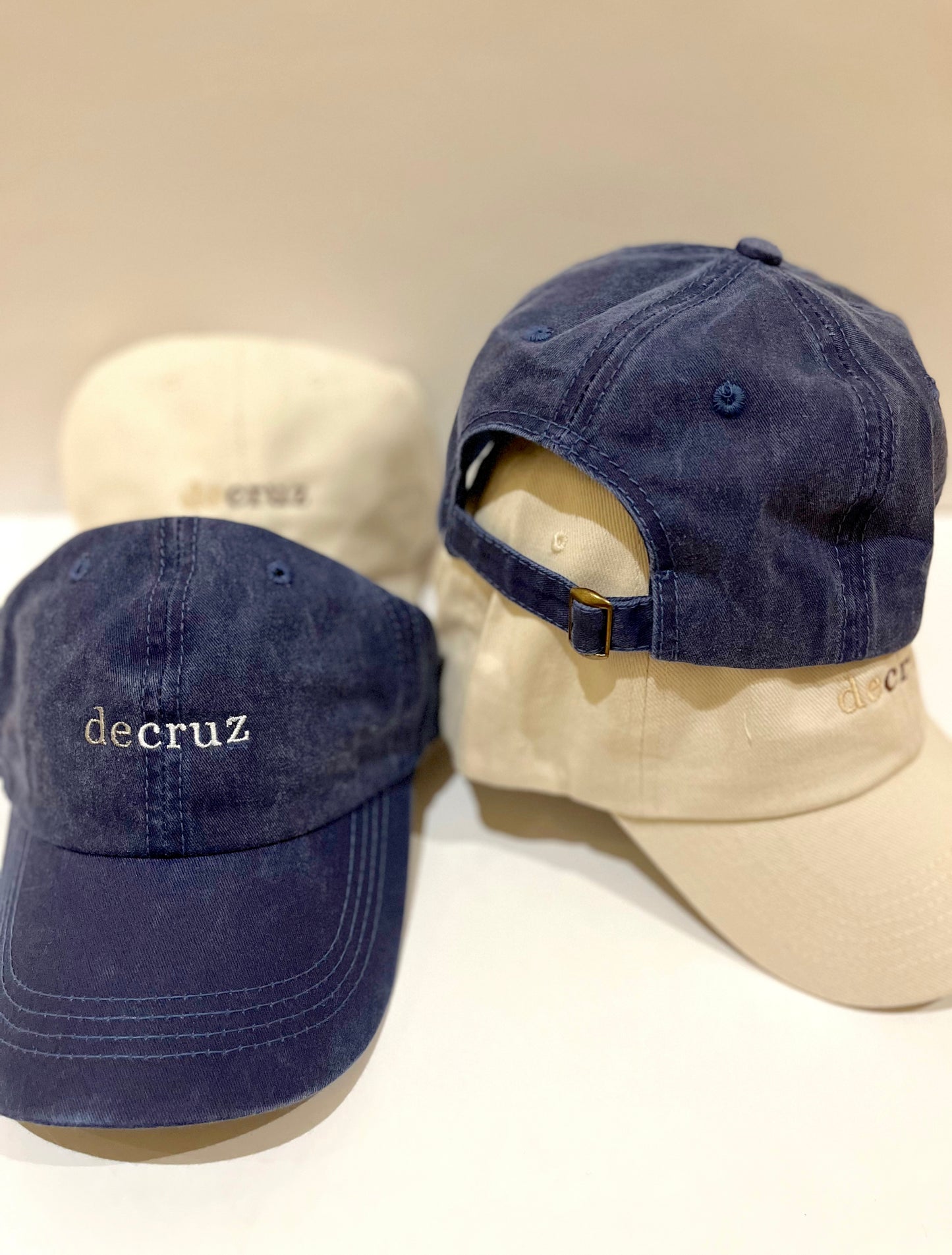 decruz Hat in Navy Vintage Wash